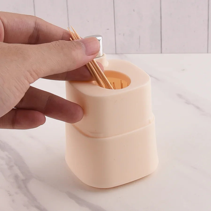 Pop-Up Automatic Toothpick Dispenser Holder | Home & Kitchen