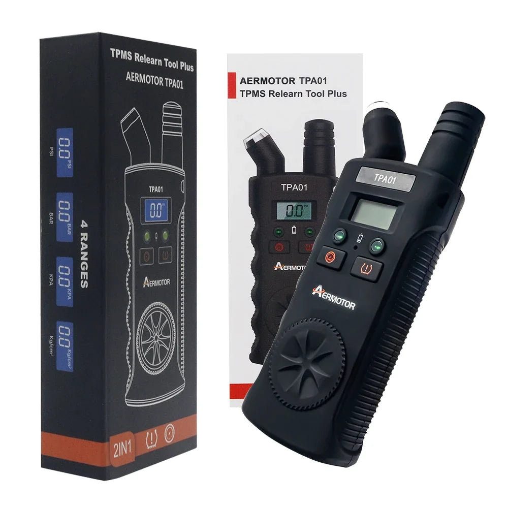 2-in-1 TPMS Reset Tool & Digital Tire Pressure Gauge | TPA01