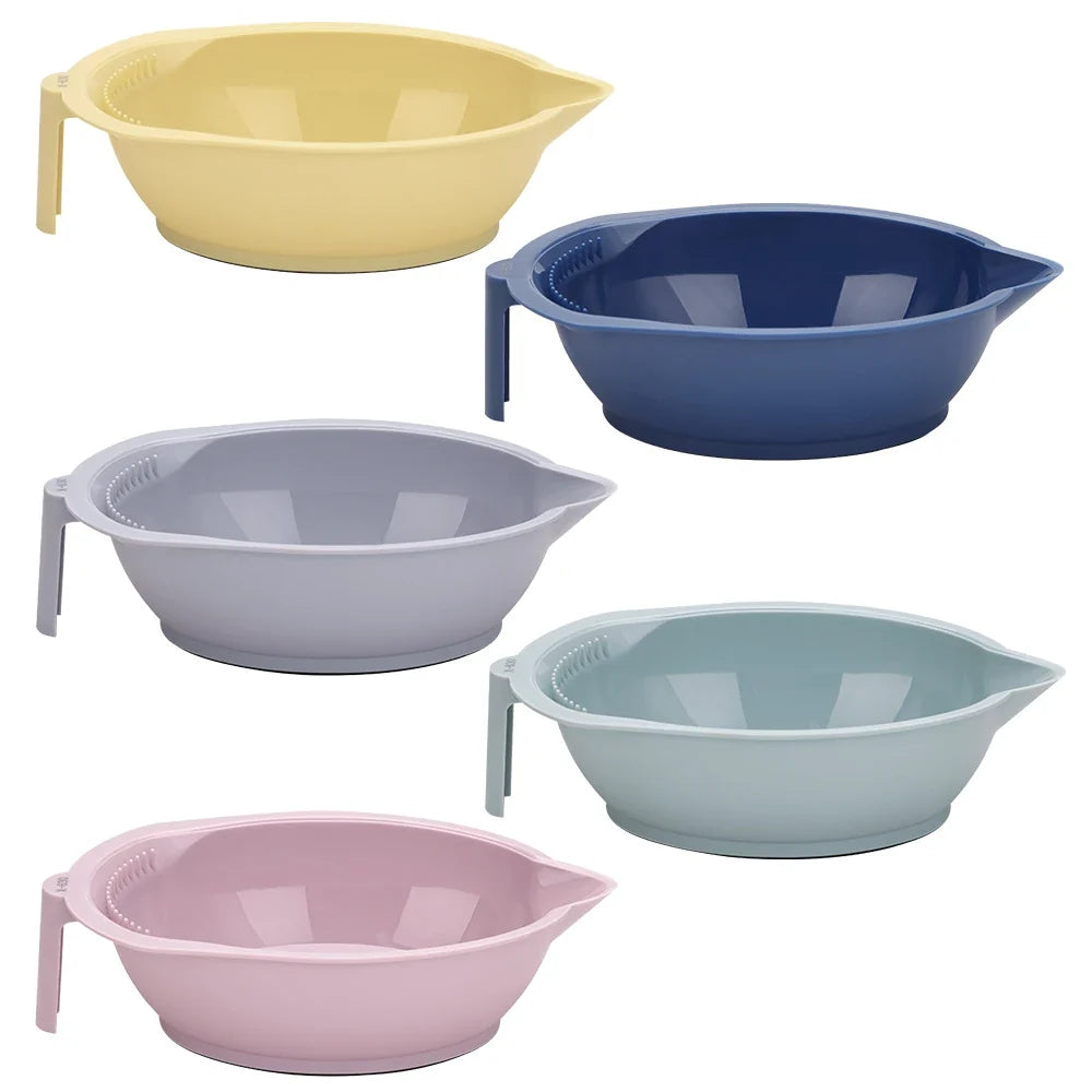3-Piece Salon Hair Coloring Set – Mixing Bowl, Comb & Brush