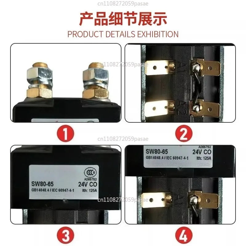 24V 100A DC Contactor 80-65 for Pallet Truck & Stacker