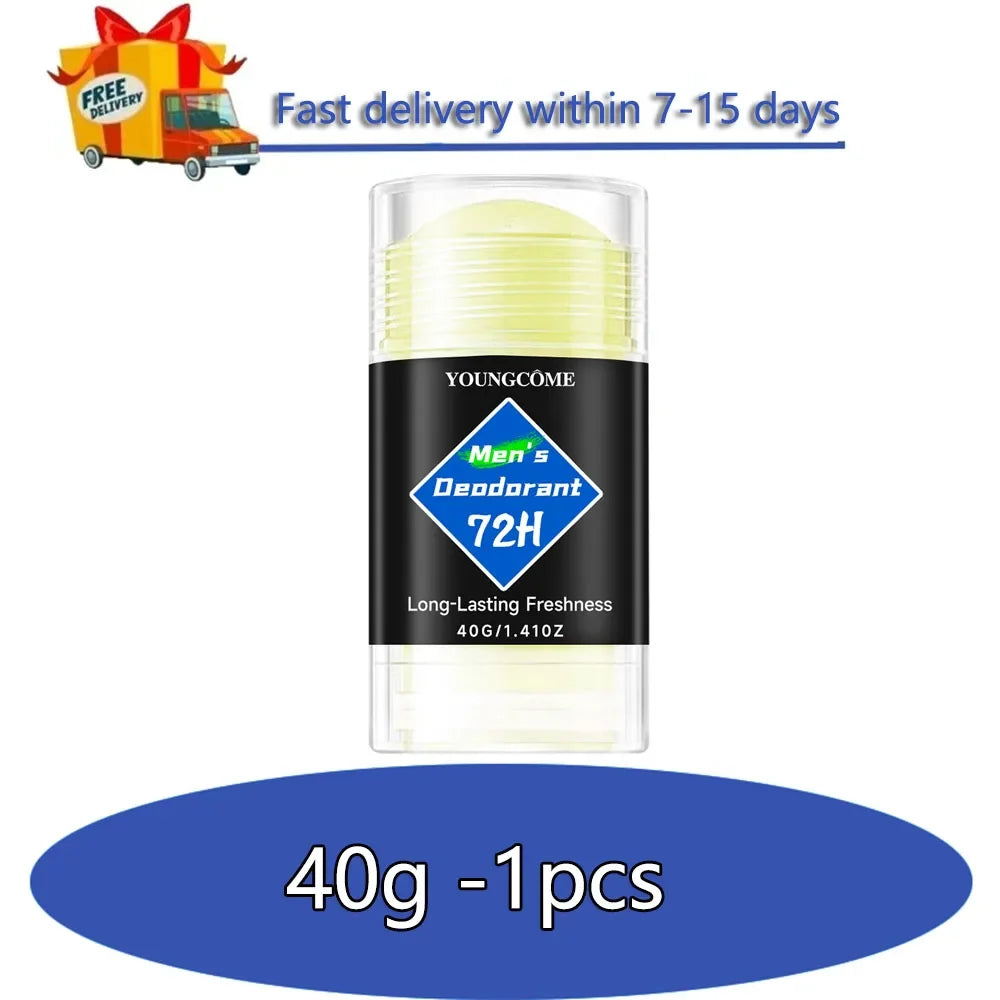 YOUNGCOME Men's Antiperspirant Deodorant Stick 40g – 1 or 6 Pack