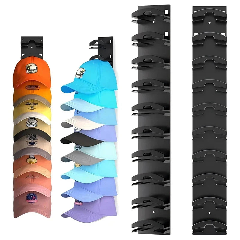 Wall Mounted Hat Rack Organizer – Baseball Cap Holder