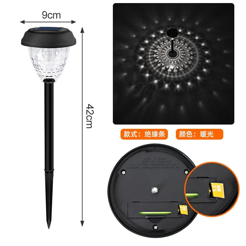 Solar Lawn Lights Outdoor Waterproof Garden Landscape Decoration