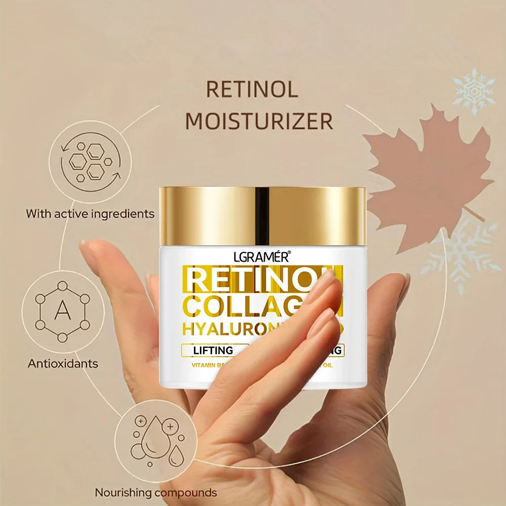REAROYA Retinol Anti-Aging Face Cream – Hyaluronic Acid 30/60ml