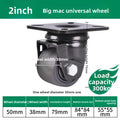 Heavy Duty Swivel Caster Wheels 1.5–3" with Safety Lock Brake
