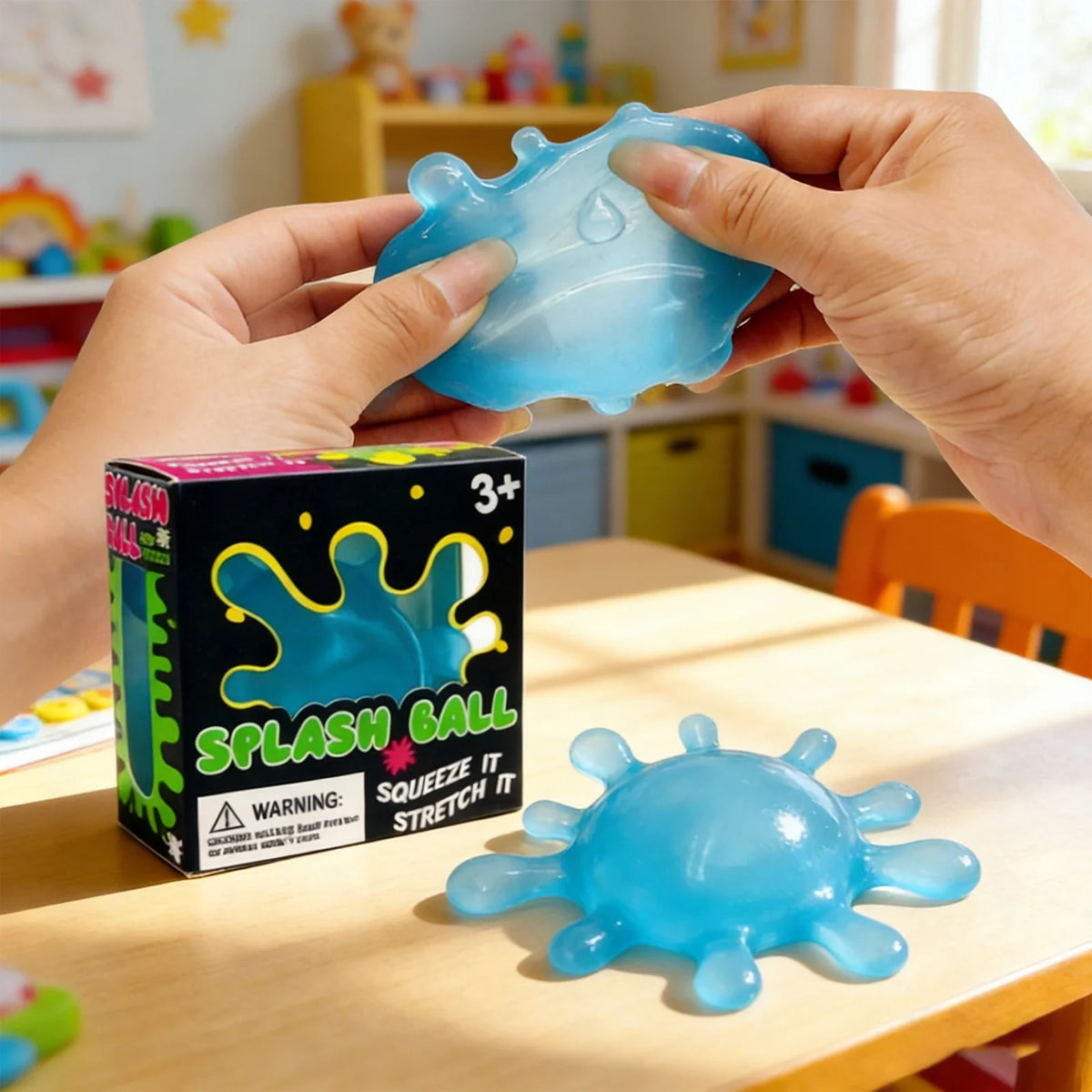 Splash Slow-Rise Squeeze Ball Fidget Toy – Adults & Kids