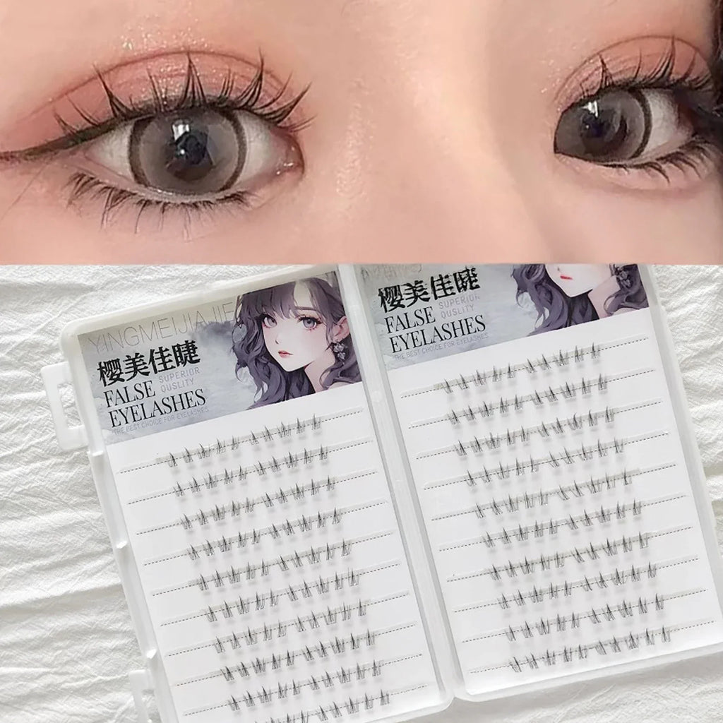 Sunflower No-Glue Lower Lash Clusters | Natural Individual Lashes