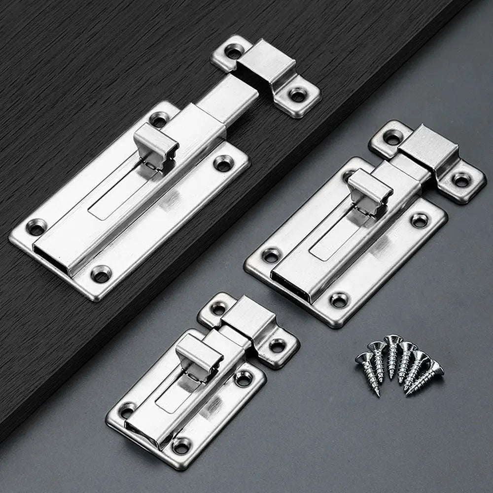 1Sets Cabinet Hinges Self-elastic Latch Stainless Steel Furniture