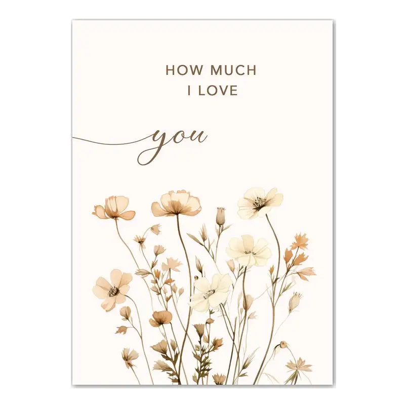 Bible Verse Love Quote Nordic Flower Canvas Wall Art Poster