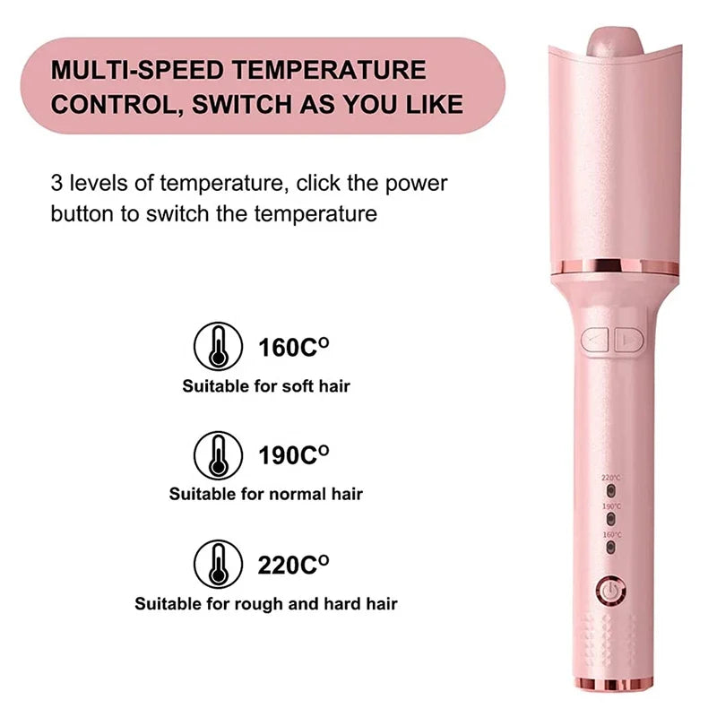 Ceramic Automatic Rotating Hair Curler | Salon-Style Curls