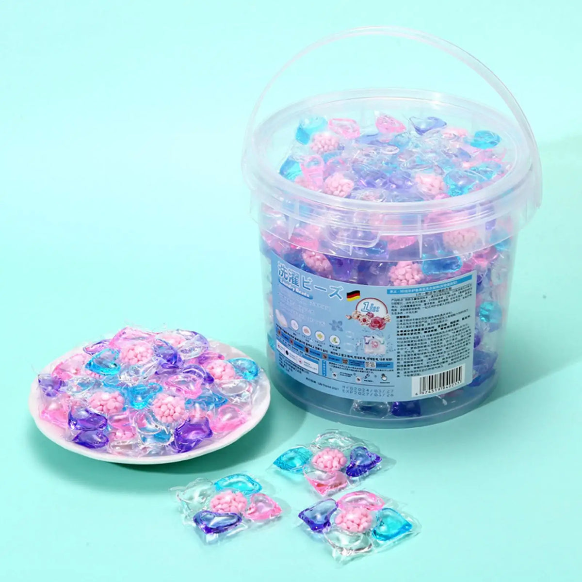 5-in-1 Fragrance Laundry Detergent Pods – 70 Count