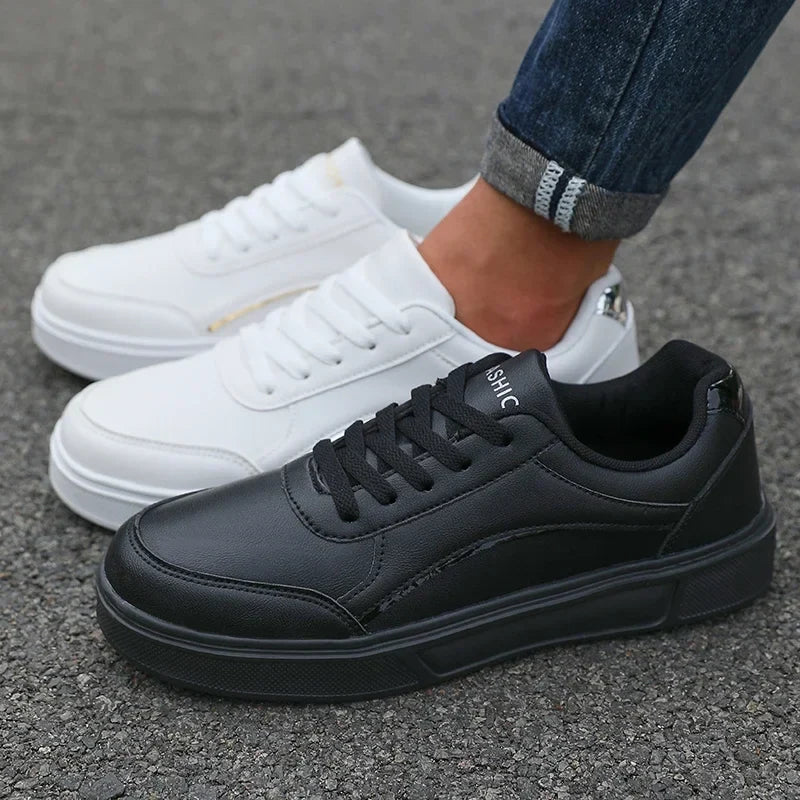 ZULIWAGN Men's Minimalist Sneakers – Lightweight Breathable Casual