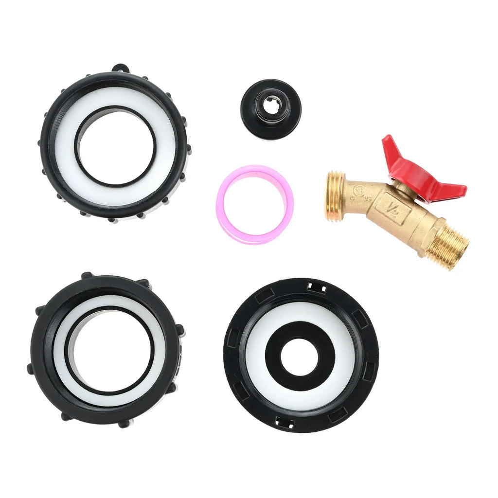 IBC Tote Adapter Set – Brass Fittings for 275-330 Gal Tanks