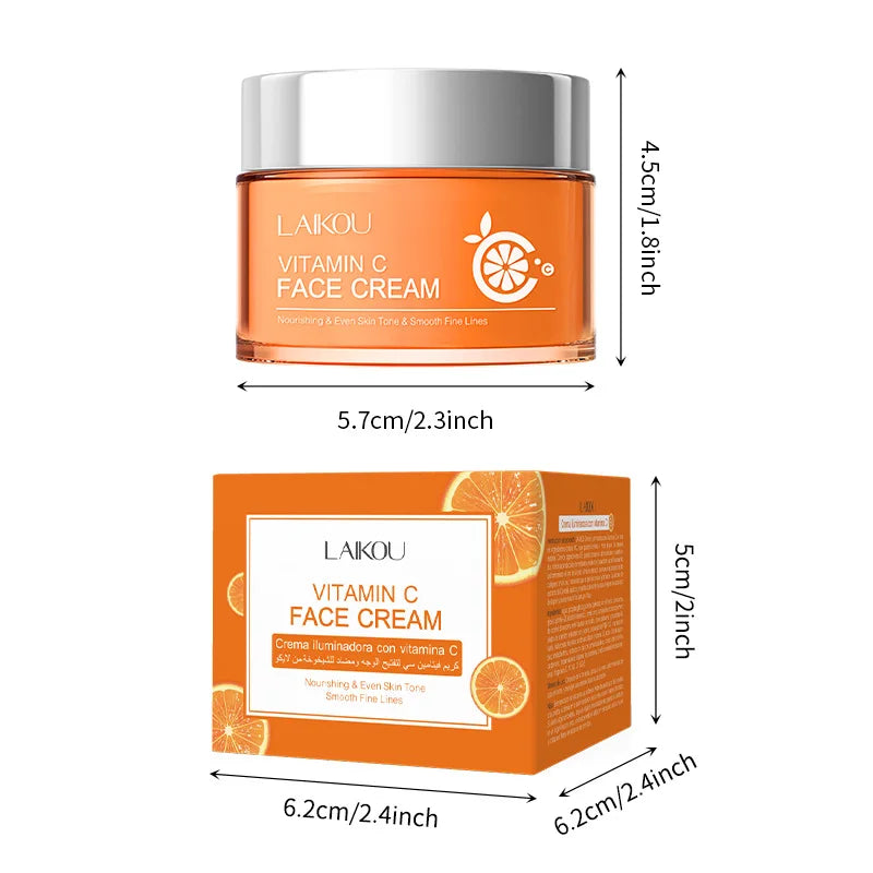 LAIKOU Vitamin C Facial Cream Delicate Hydrating Moisturising Skin