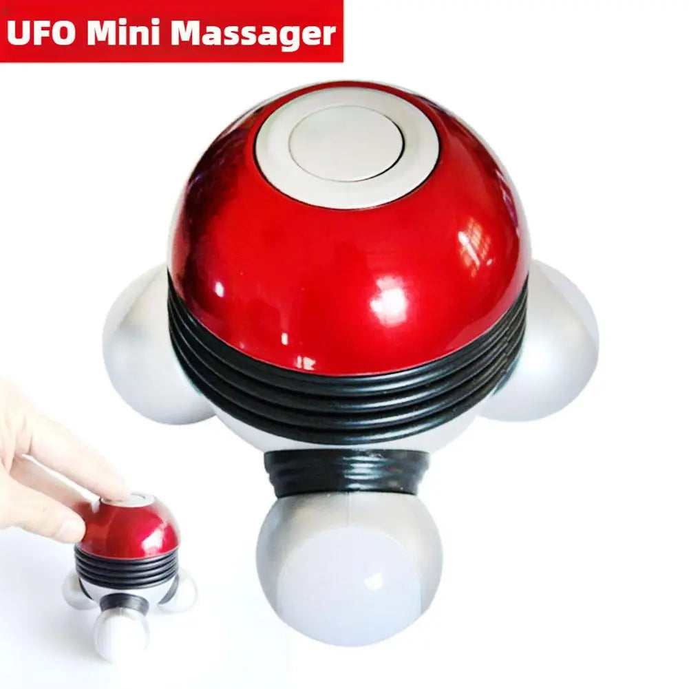 Mini Portable Handheld Vibrating Massager with LED Light