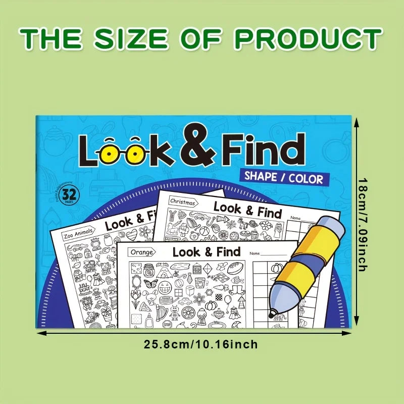 Children's Interactive Treasure Hunt Coloring Book Enhances
