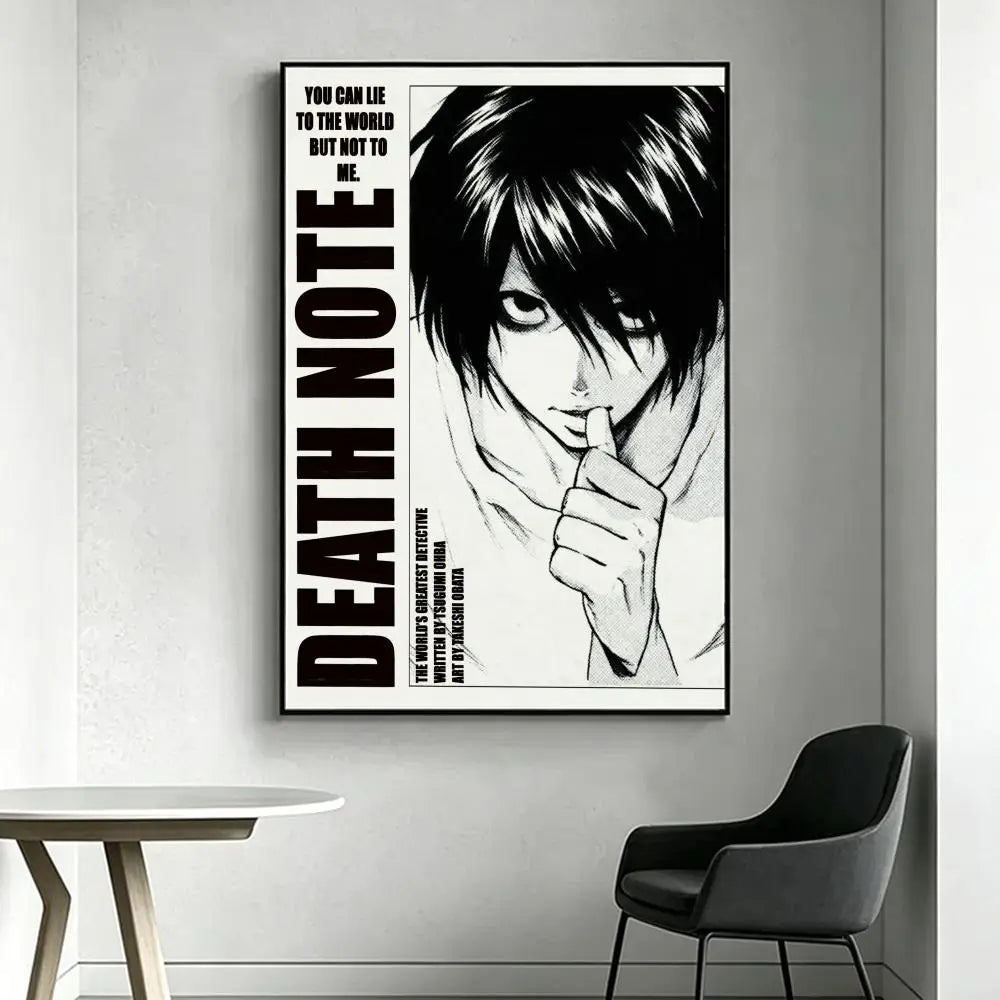 Death Note Anime Poster – HD Waterproof Wall Art Decor