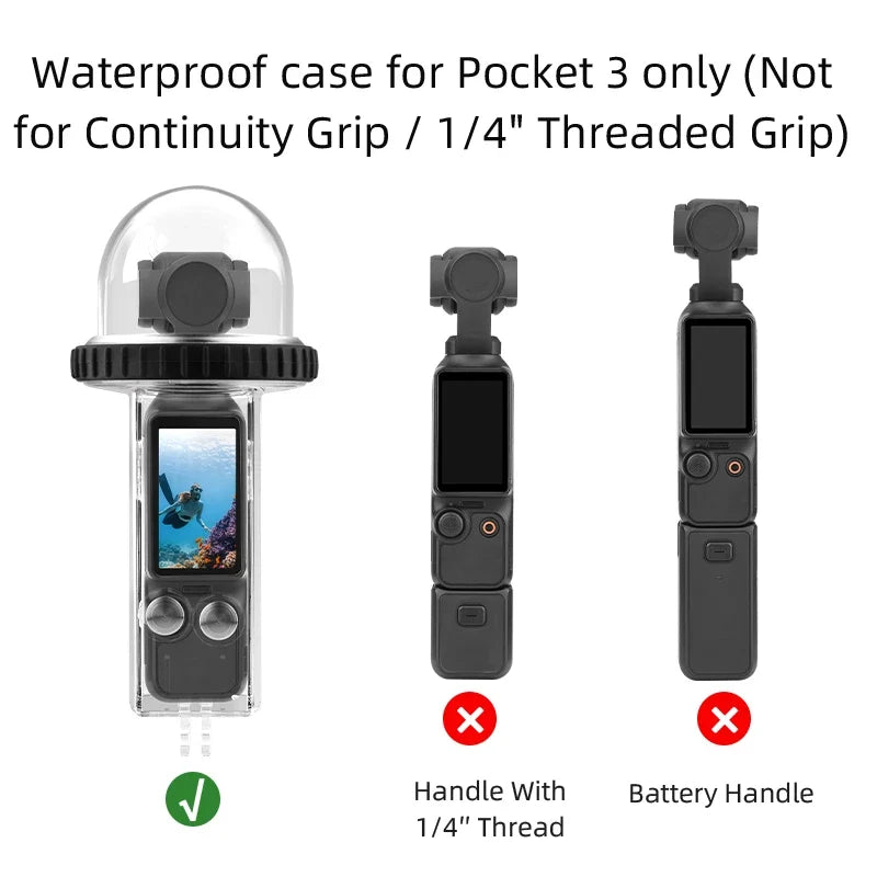 DJI Osmo Pocket 3 Waterproof Diving Case – 40M Protection