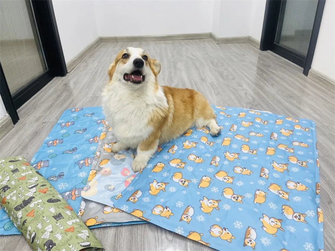 Dog Cooling Mat Summer Pet Cold Bed Extra Large Small Big Dogs