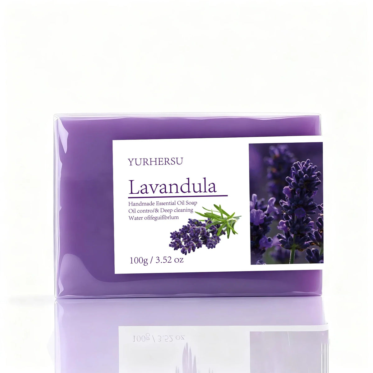 Lavender Essential Oil Handmade Cold Process Soap Bar | YURHERSU