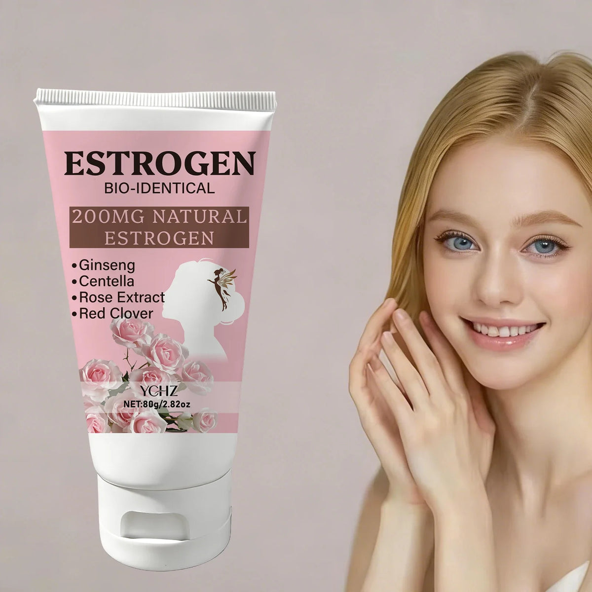 Women's Botanical Glow Cream – Ginseng, Rose & Centella 80g