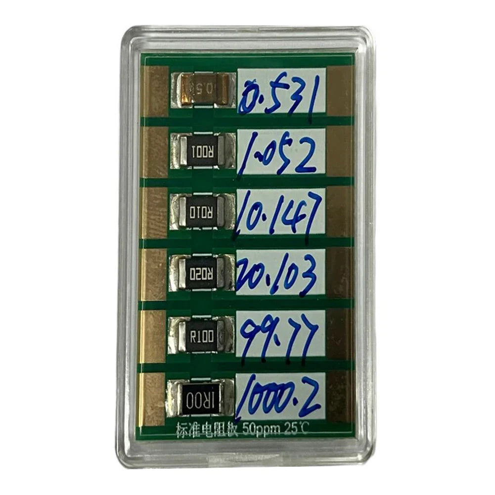 Four-Terminal Resistor Calibration Board | Ohmmeter 0.5–1000mΩ