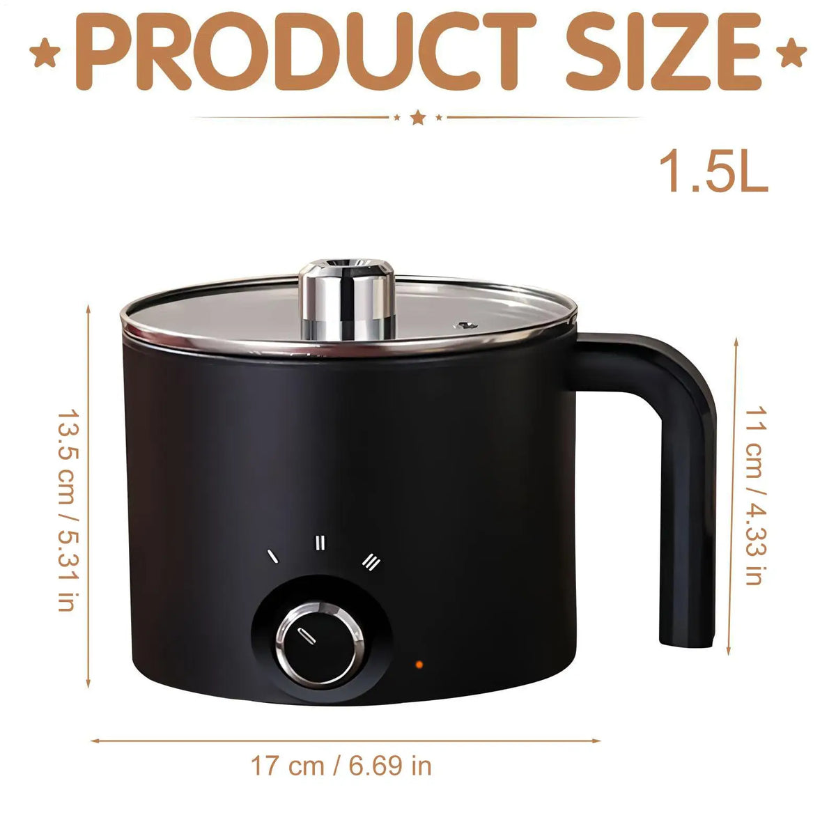 1.5L Electric Wax Melting Pot – Candle & Soap Melter