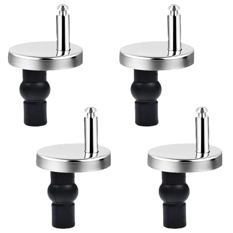 2-Pack Toilet Seat Top Fix Hinges – Quick Release Replacement