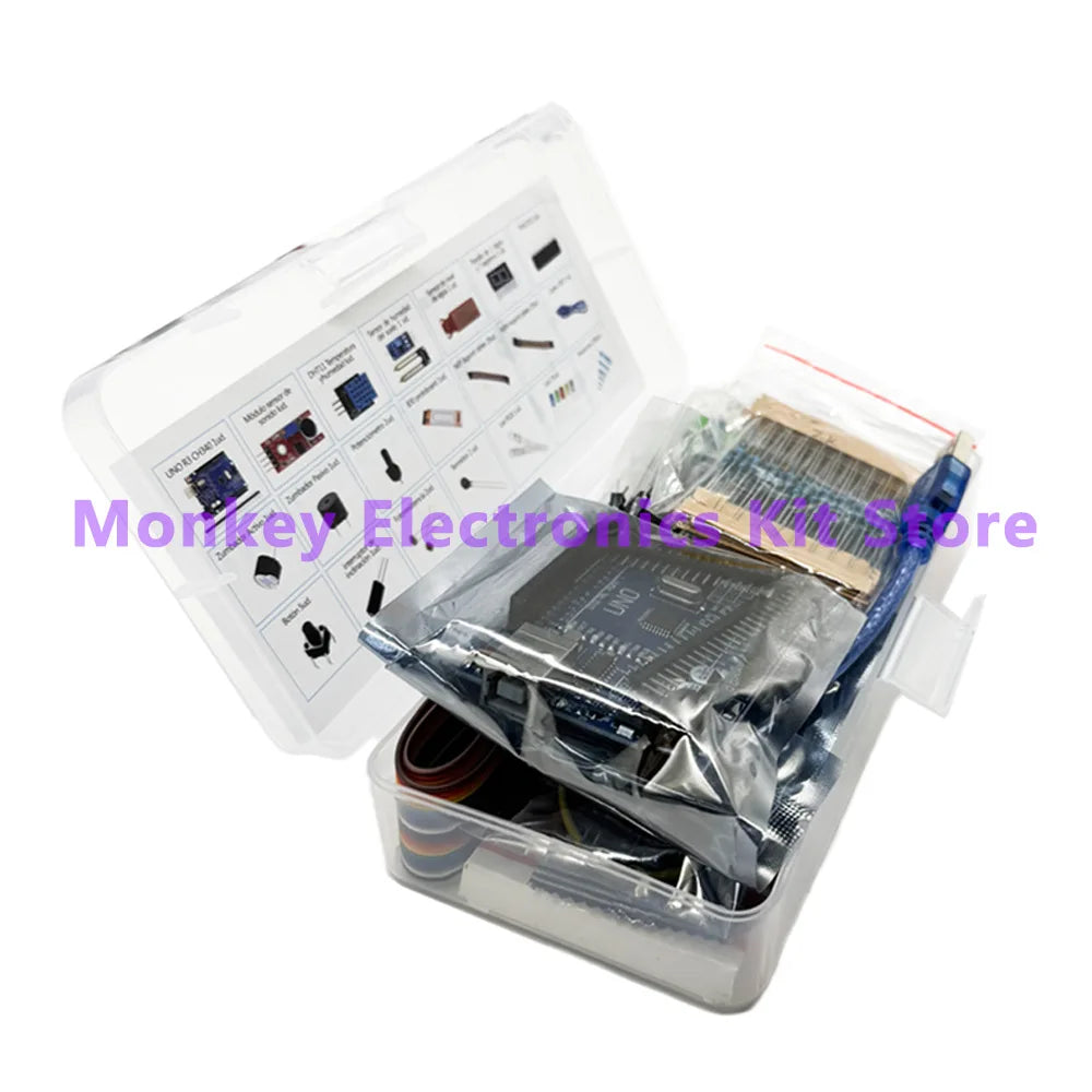 Arduino R3 Starter Kit – 830 Breadboard, LEDs & Resistors