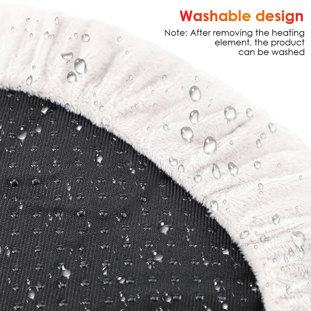 USB Electric Foot Warmer Pad – Plush Heated Desk Mat