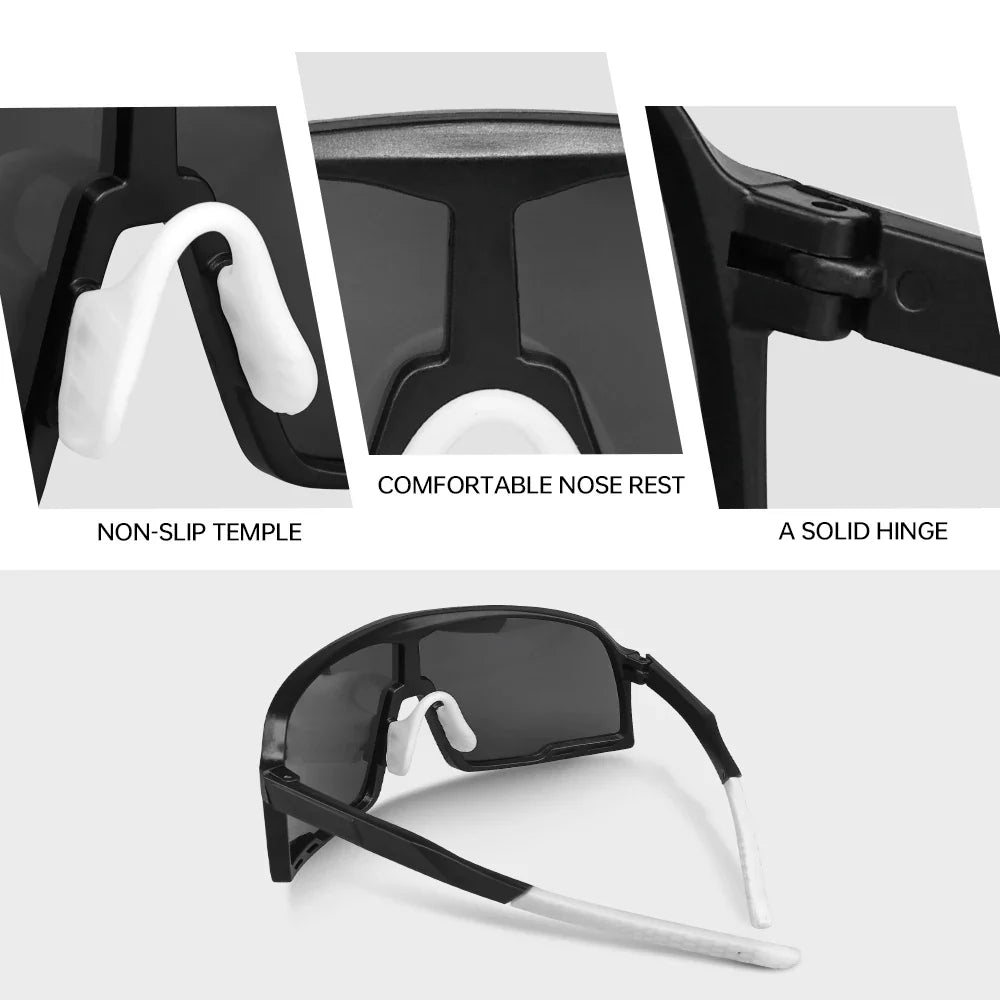 UV400 Cycling Glasses – Unisex Sport Sunglasses, TAC Lens