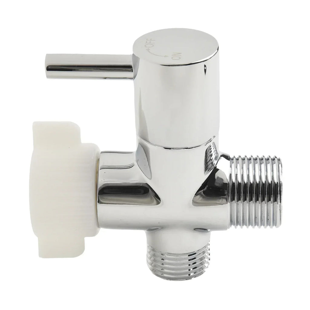 Brass Bidet T-Adapter Chrome Tee Valve – Toilet Sprayer Connector