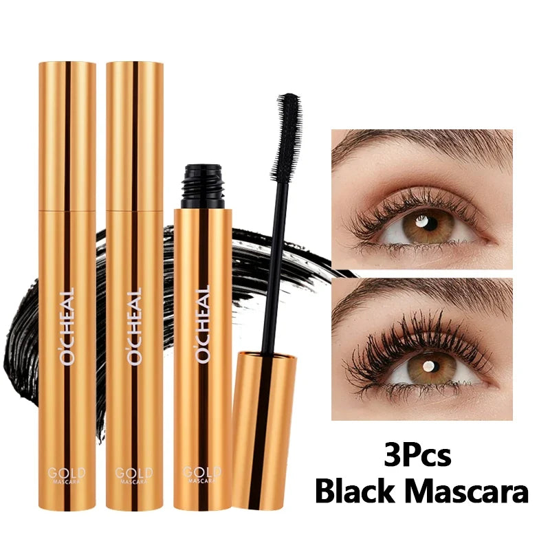 O'CHEAL 3D Silk Black Mascara – Volumizing, Curling & Waterproof