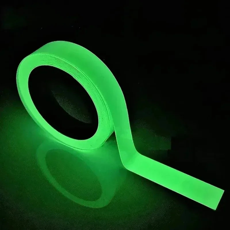 Glow-in-the-Dark Fluorescent Safety Tape | Stair & Stage Marking