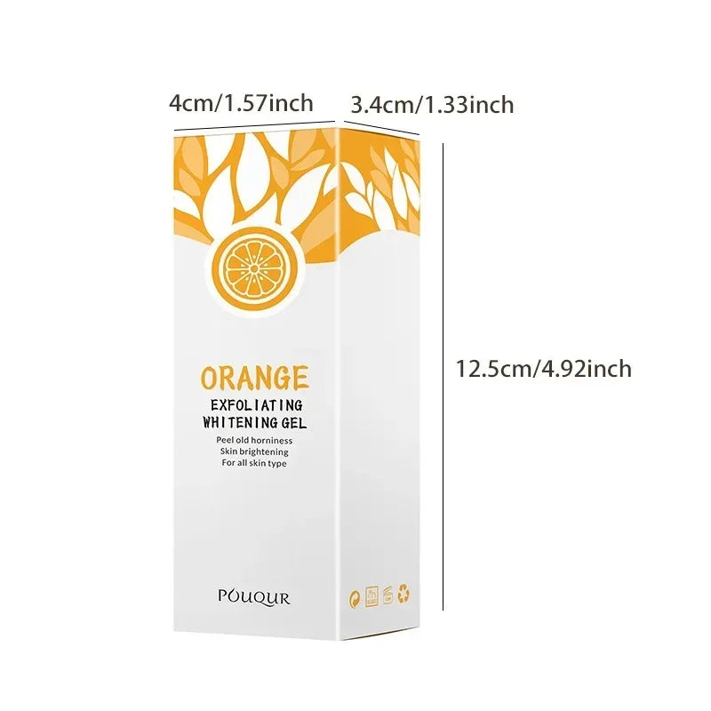 efero Orange Exfoliating Gel – Face & Body Scrub Dead Skin