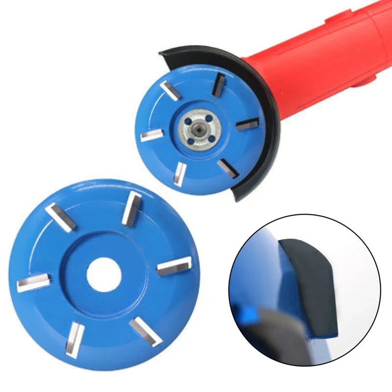 6 Teeth Wood Turbo Carving Disc Grinding Wheel 5 8 7 Arbor Bushing