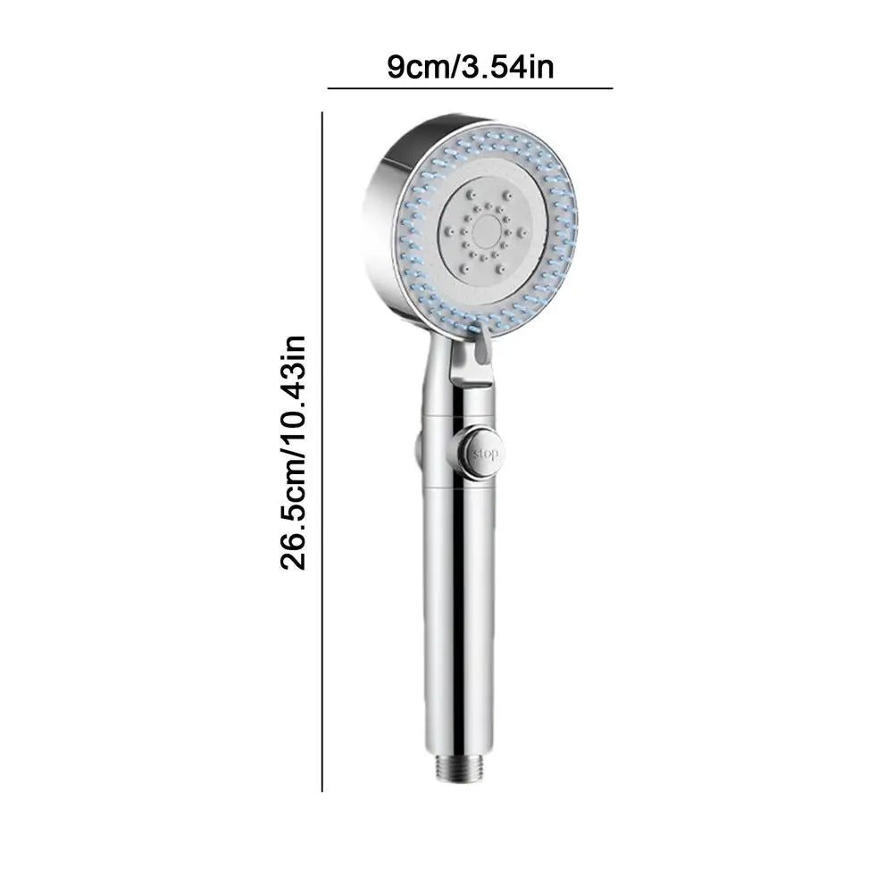 Filtered Handheld Shower Head | 5-Mode High-Pressure Filter