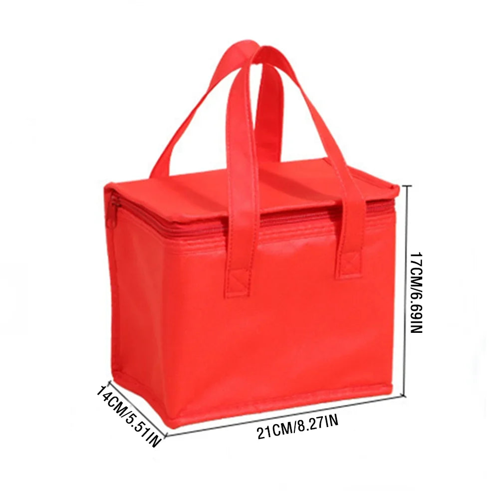 Portable Lunch Cooler Bag Folding Insulation Picnic Ice Food Thermal