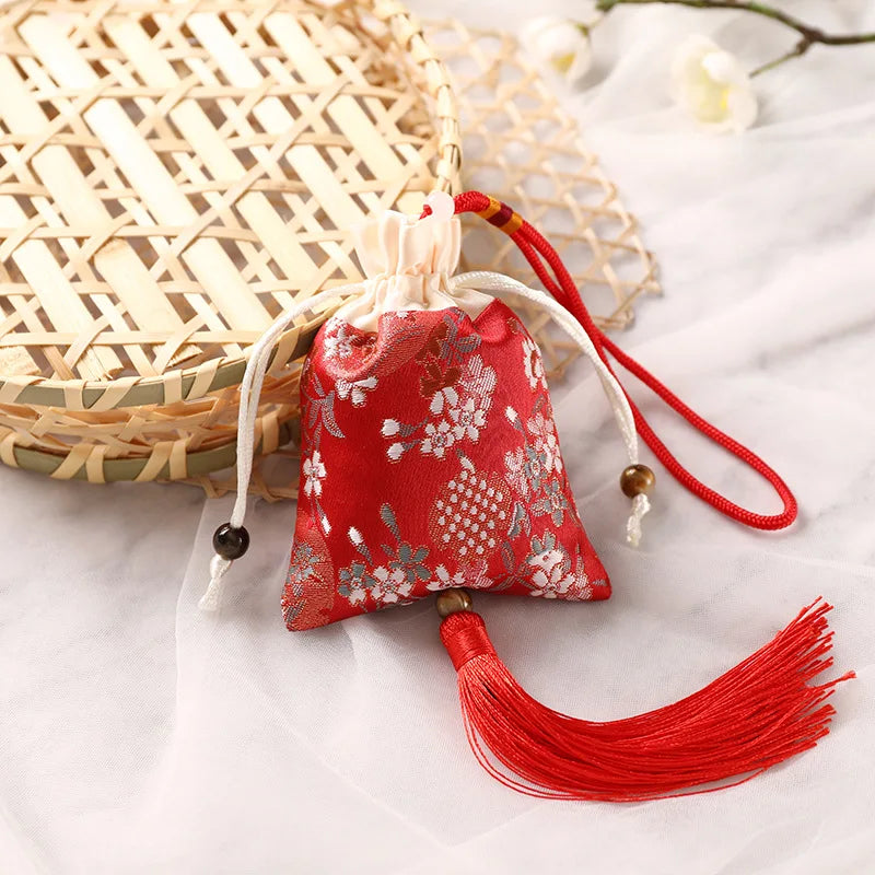 2025 Sachet Mugwort Bag Cloth Brocade Embroidery Car Hanging Purse