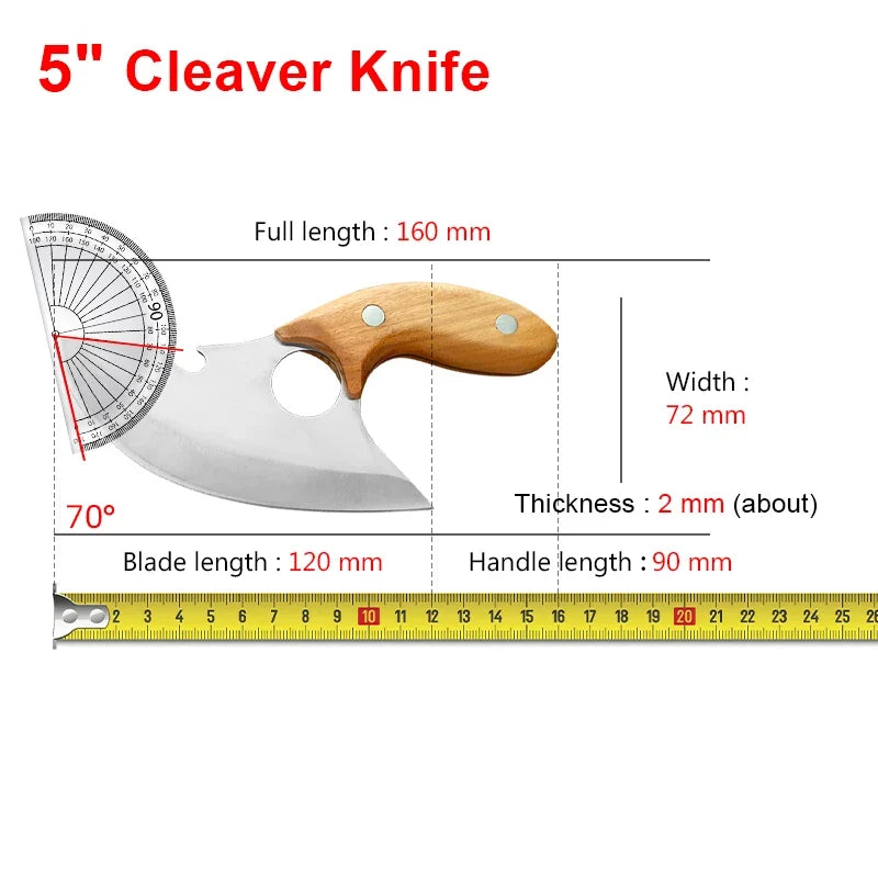 InLeung Hand-Forged Boning Knife 12" Stainless Steel + Bottle Opener