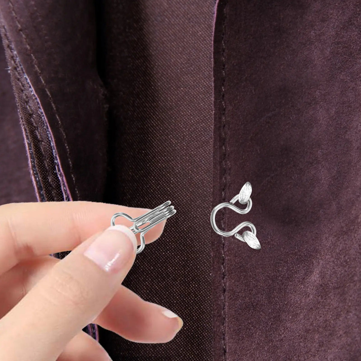 Premium Metal Hooks Eyes Bra Fastening Clothing Repair Sewing DIY