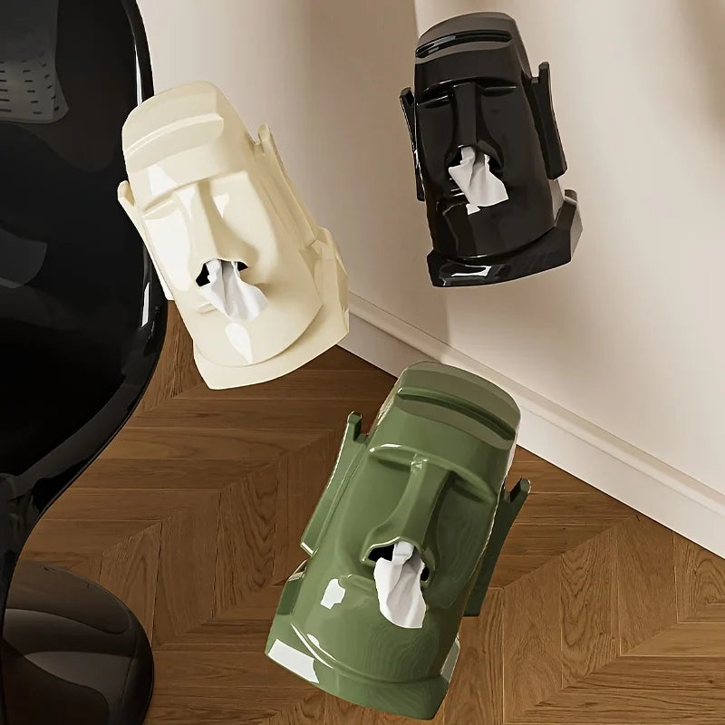 Household Tissue Box Creative Stone Figure Paper Towel Living Room