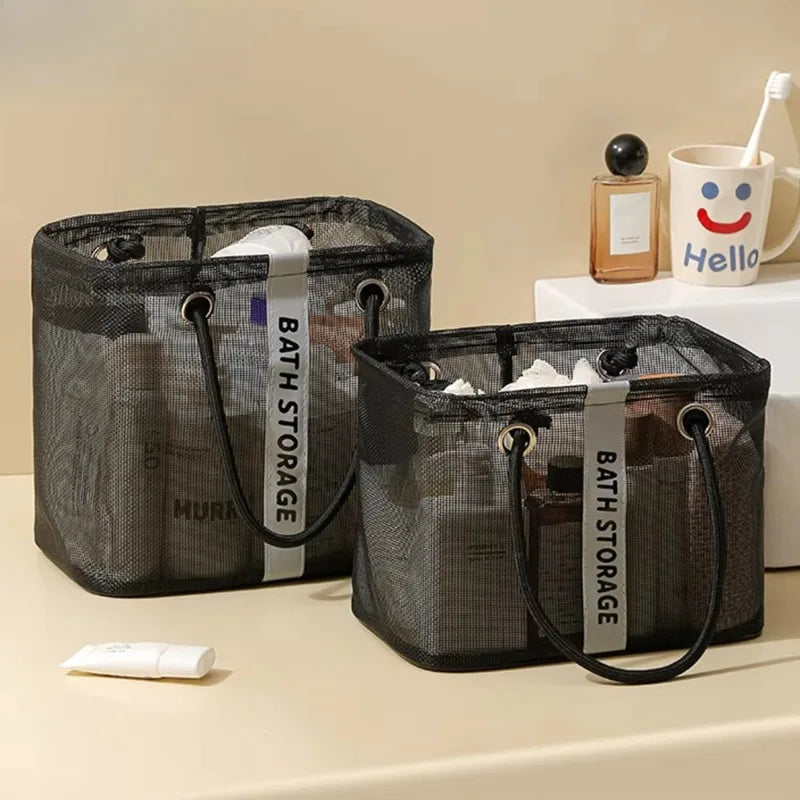 2026 Large Capacity Transparent Cosmetic Bag Portable Travel Shower