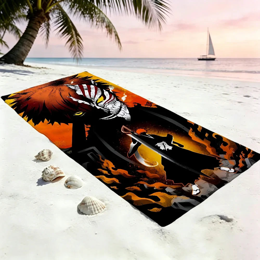 Bleach Ichigo Anime Beach Towel – Quick Dry Soft Multi-Size