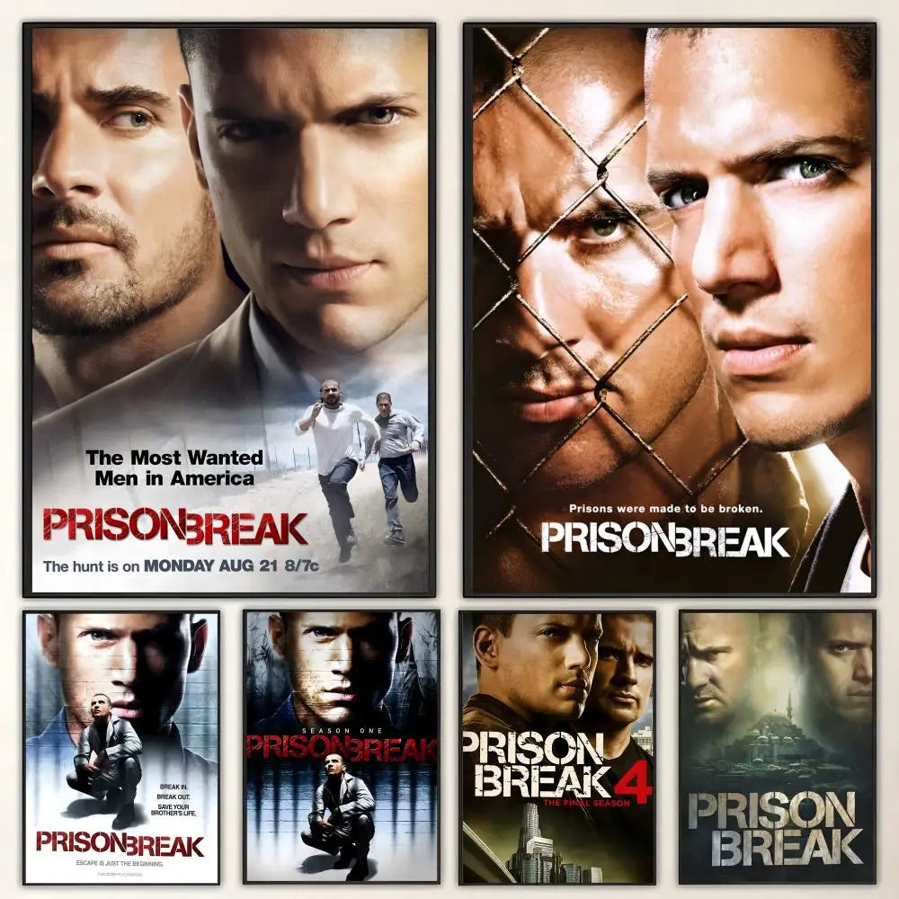 Prison Break HD Wall Poster – Waterproof Peel & Stick Art