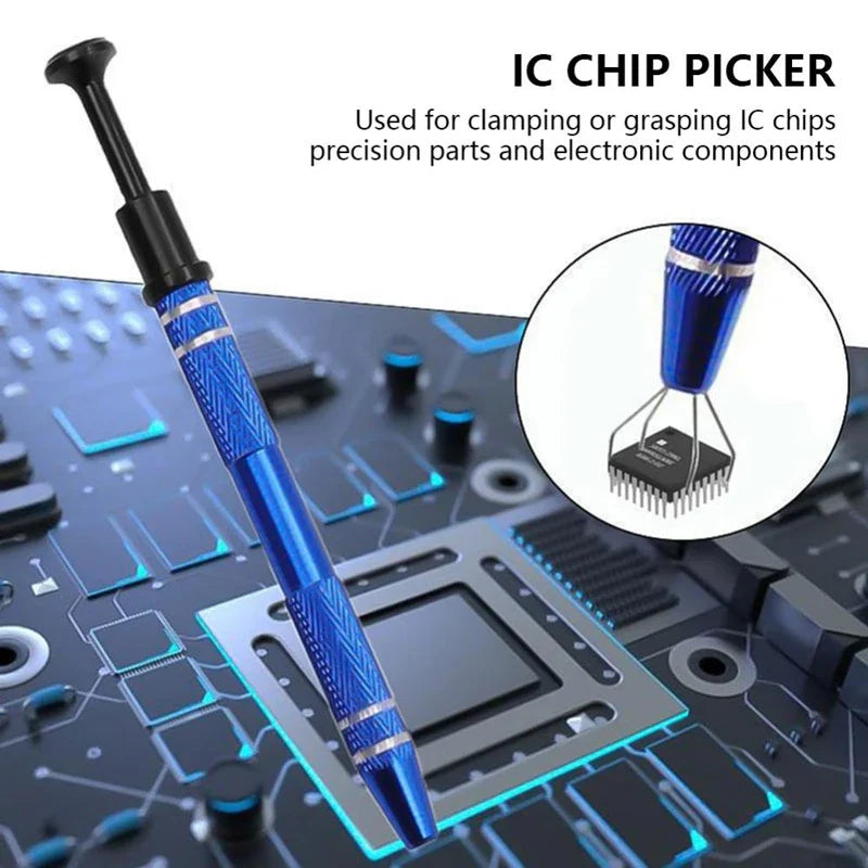 IC Chip Extractor Electronic Component Parts Suction Pen Bend