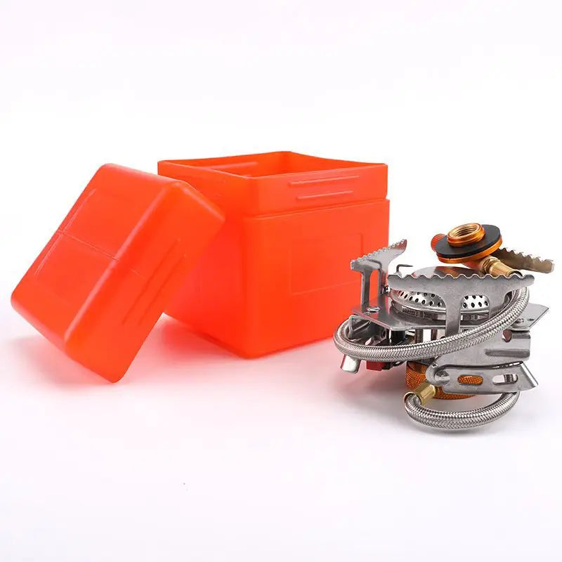 Portable Windproof Camping Gas Stove | Outdoor Hiking Burner