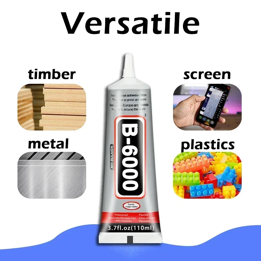 B6000 Rhinestones Crystal Adhesive Mobile Phone Screen Glue Repair