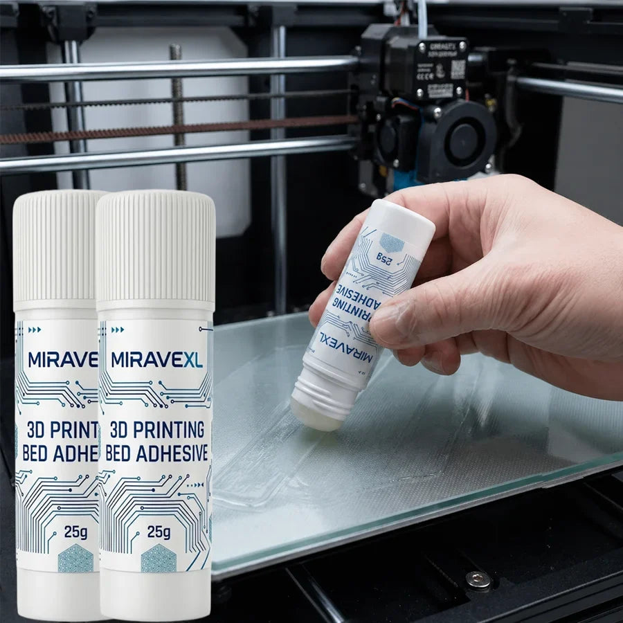 MIRAVEXL 3D Printer Glue Stick – Anti-Warp Glass Bed Adhesive