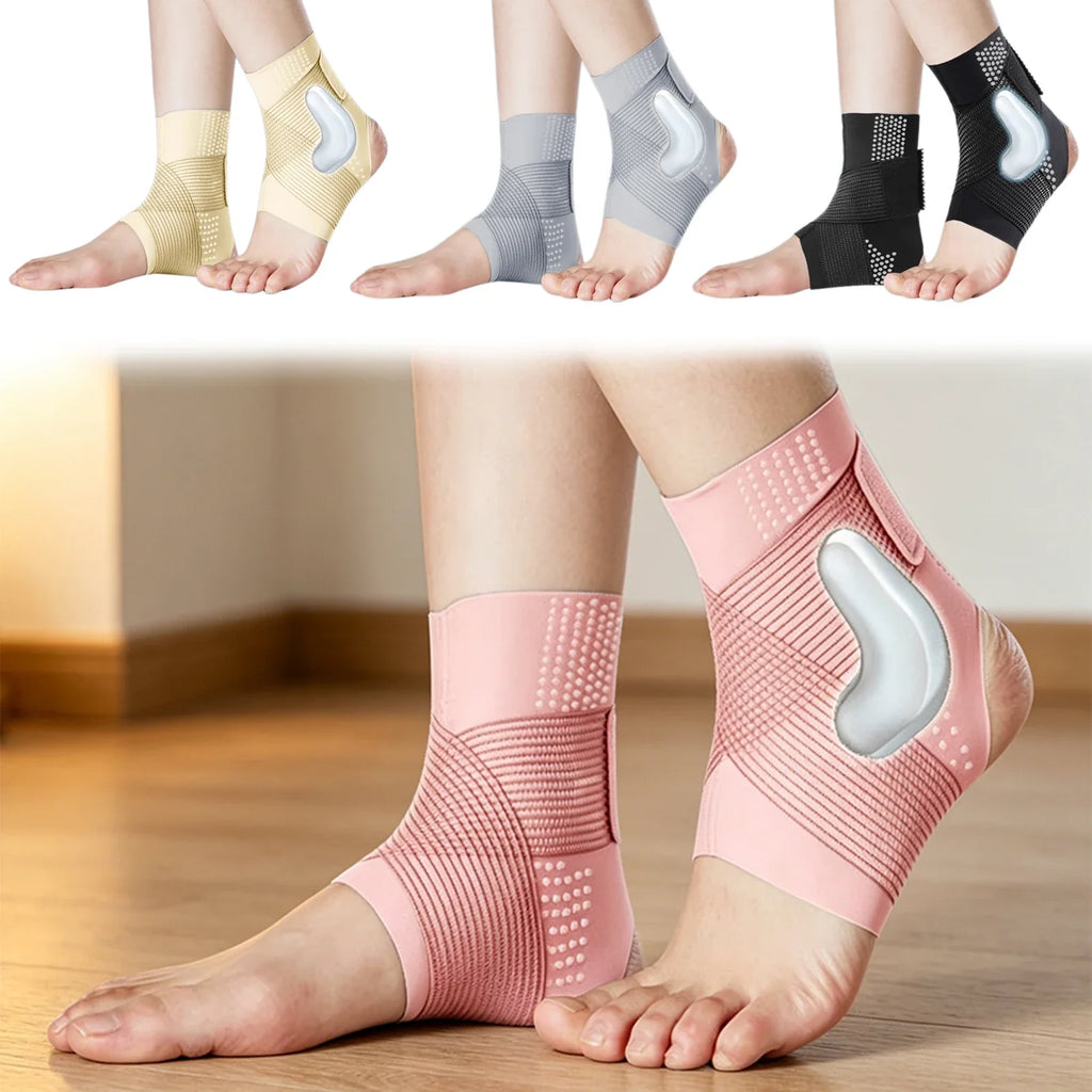 Elastic Ankle Brace with Adjustable Wraps | Gym & Hiking